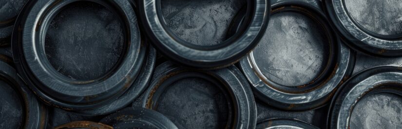 Juntas de vedação industriais em borracha utilizadas para vedação de flanges e sistemas pressurizados